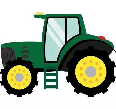 Nálepka s detským traktorom - Tenstickers