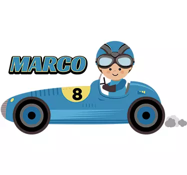 Nálepka s ilustráciou pre osobné deti - Tenstickers