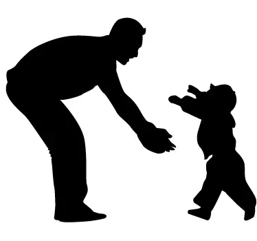 Nálepka s otcom a synom - Tenstickers