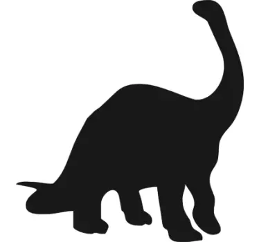 Nálepka s tabuľou diplodocus dinosaur - Tenstickers