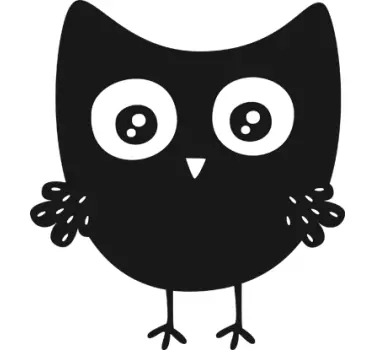 Nálepka sova - Tenstickers