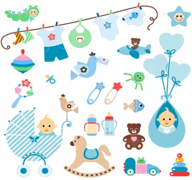 Nálepky pre detské deti - Tenstickers