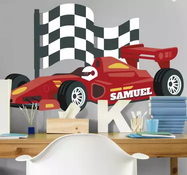 24 hodín le mans ilustrácie wall art obtlačky - Tenstickers