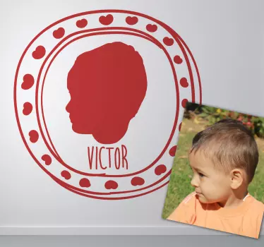 Nálepka na stenu na mieru pre deti - Tenstickers