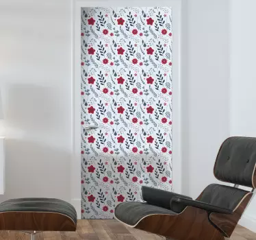 Nálepka kvetina do kúpeľňového nábytku - Tenstickers