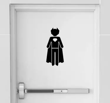 Samolepky na superhrdinu v kúpeľni - Tenstickers