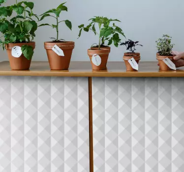 Nálepka s nábytkom v 3d efekte - Tenstickers