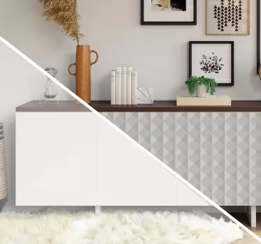 Nálepka s nábytkom v 3d efekte - Tenstickers
