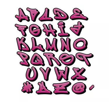 Graffiti pre dievčatá na mieru - Tenstickers