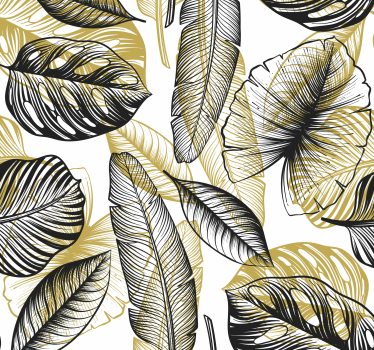 nálepky na nábytok plantas tropicales elegantes - Tenstickers
