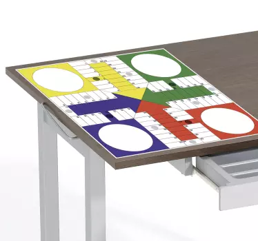 nálepky na nábytok hra ParcheesiParcheesi je veľmi obľúbená hra,  - Tenstickers