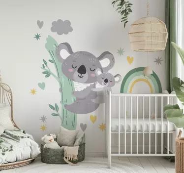 nálepky do detskej izby šťastné koaly - Tenstickers