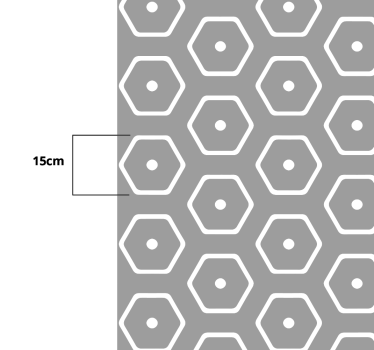 Obtisky geometrického minimalistického vzoru - Tenstickers