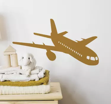 Boeing lietadlo lietanie ilustrácia stena umenie - Tenstickers