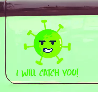 Covid 19 budem vás obtisky nálepkami - Tenstickers
