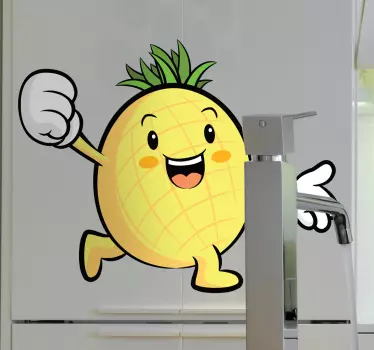 Dekoratívna nálepka ananásu - Tenstickers