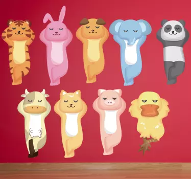 Deti relaxačné obtisky zvierat - Tenstickers