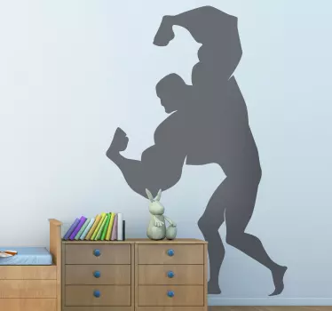 Detská komiksová samolepka na stenu - Tenstickers