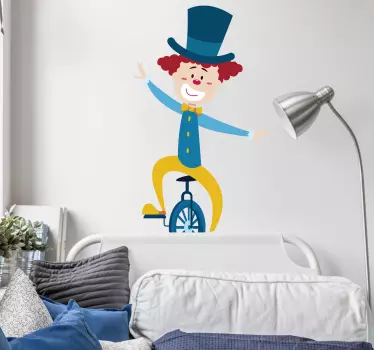 Farebné klaun deti obtisky - Tenstickers