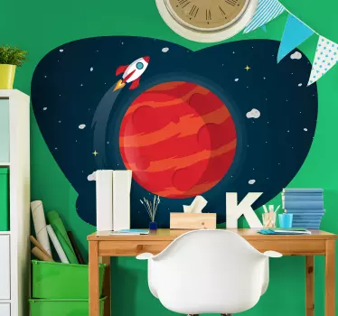 Kozmická loď obtisky - Tenstickers