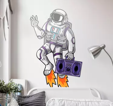 Kozmický zvukový priestor obtisky - Tenstickers