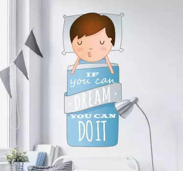 Môžete to urobiť detskú dekoratívnu nálepku na stenu - Tenstickers
