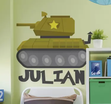 Nádrž s vlastným štítkom - Tenstickers