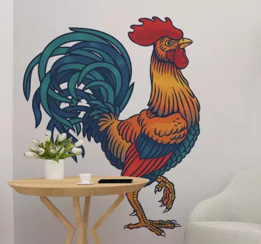Nálepka divokého kohúta - Tenstickers