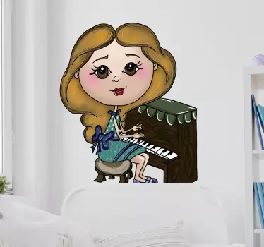 Nálepka klaviristu - Tenstickers