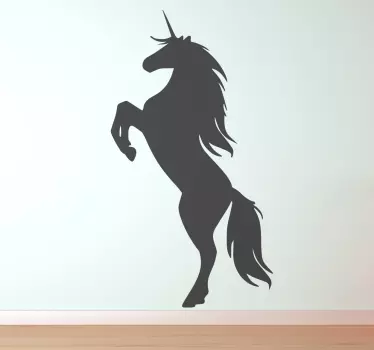 Nálepka na monochromatický jednorožec - Tenstickers
