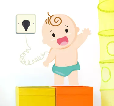 Nálepka na nabíjanie detskej steny - Tenstickers
