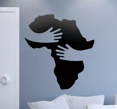 Nálepka na objímanie do afriky - Tenstickers