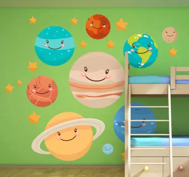 Nálepka na planéty - Tenstickers