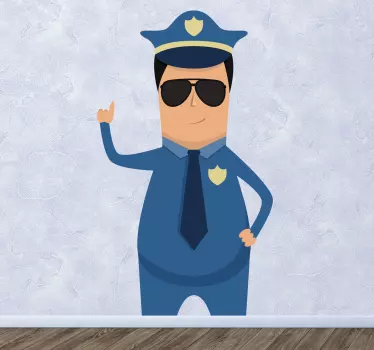 Nálepka na políciu - Tenstickers