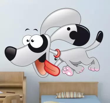Nálepka na stenu pre detského psa - Tenstickers