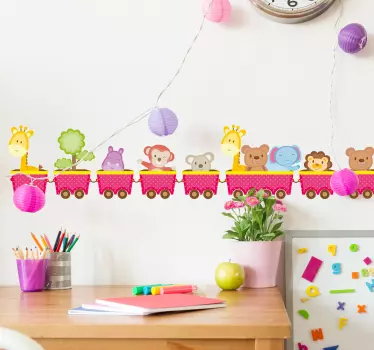Nálepka na stenu pre zvieratá pre zvieratá - Tenstickers
