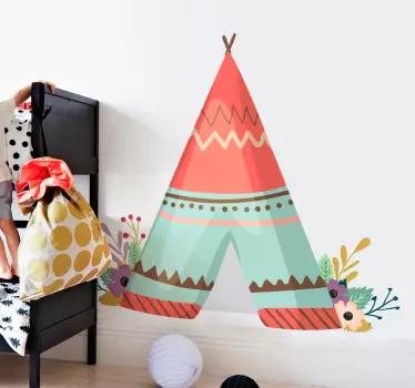 Nálepka na stenu teepee - Tenstickers