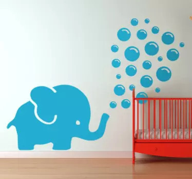 Nálepka na vyfukovanie bublín zo slona - Tenstickers
