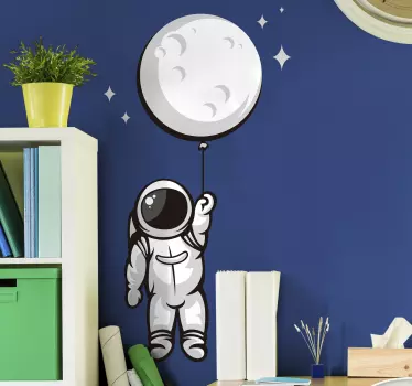 Nálepka pre astronautov v kozmickom priestore - Tenstickers