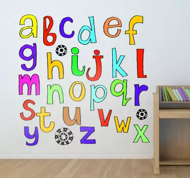 Nálepka pre deti abeceda - Tenstickers