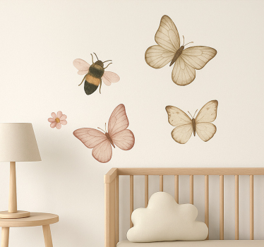 Nálepka pre deti boho dizajn hmyzu - Tenstickers