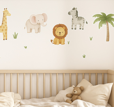 Nálepka pre deti boho džungľová súprava - Tenstickers