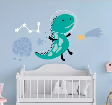 Nálepka pre deti dobrodružstvo s hravými dinosaurami - Tenstickers