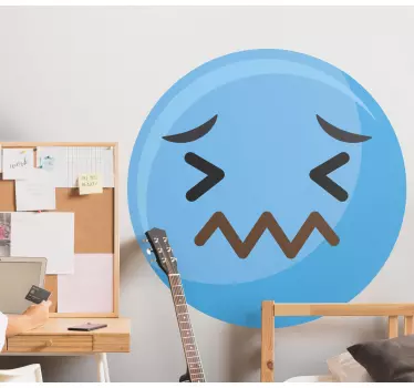 Nálepka pre deti emocionálny výraz úsmev - Tenstickers
