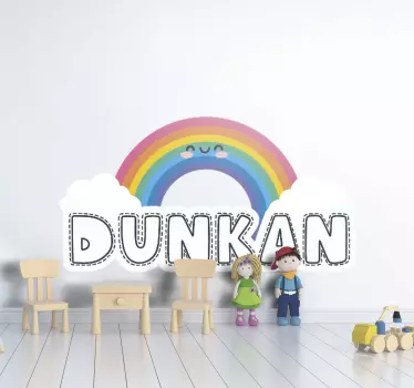 Nálepka pre deti farebný dúhový oblúk - Tenstickers