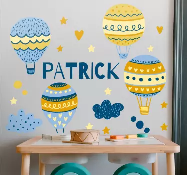 Nálepka pre deti festival balónov na mieru - Tenstickers