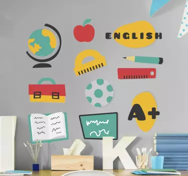Nálepka pre deti hravé vzdelávacie prvky - Tenstickers