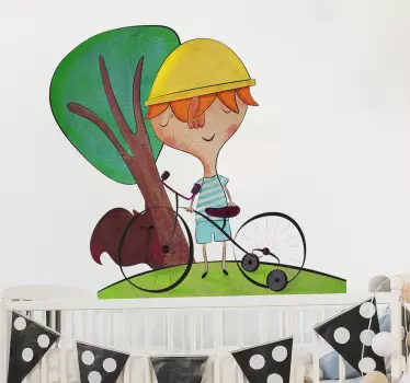Nálepka pre deti hravý detský stojan - Tenstickers
