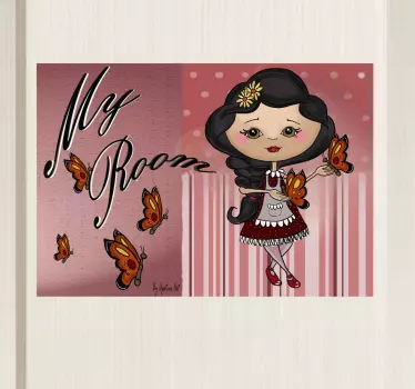 Nálepka pre deti, moja izba - Tenstickers