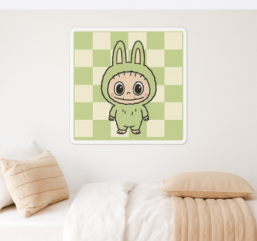 Nálepka pre deti monštrum bábika z plátna - Tenstickers